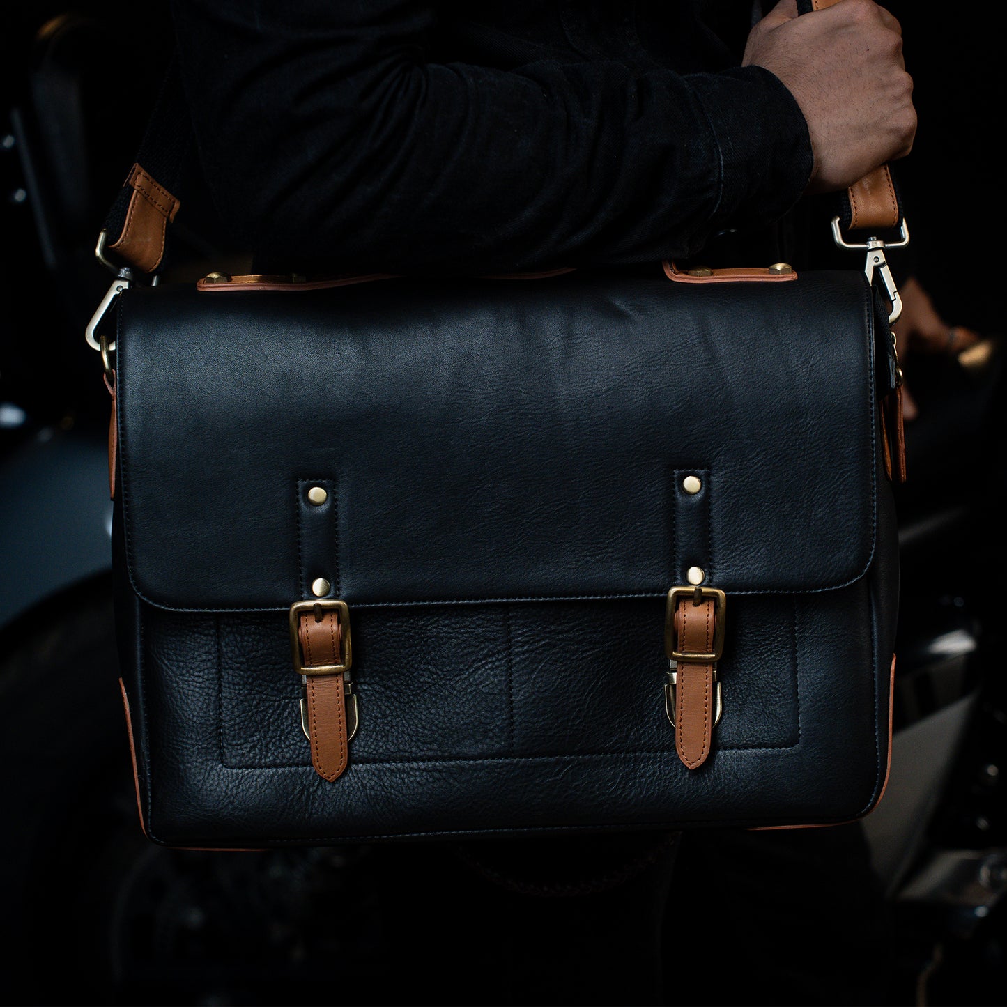 Tan-Black