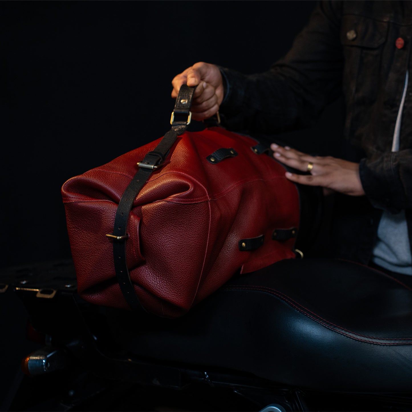 Red , Adventure Duffel Bag