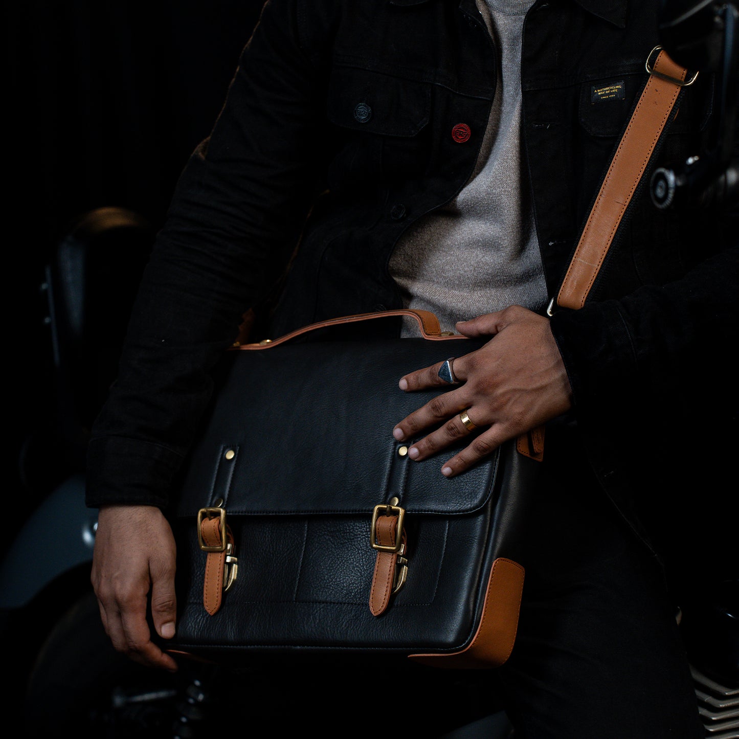 Tan-Black