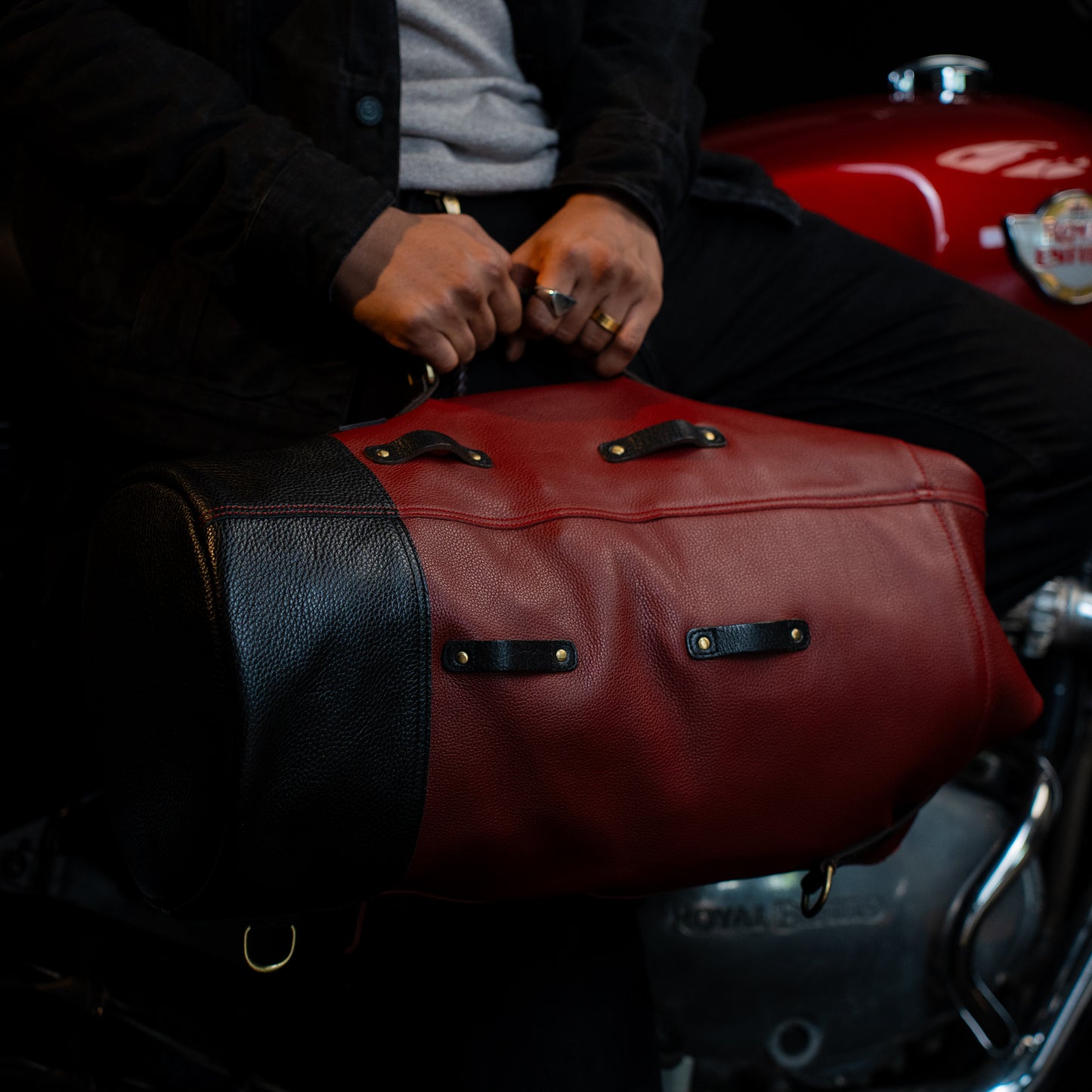 Red , Adventure Duffel Bag