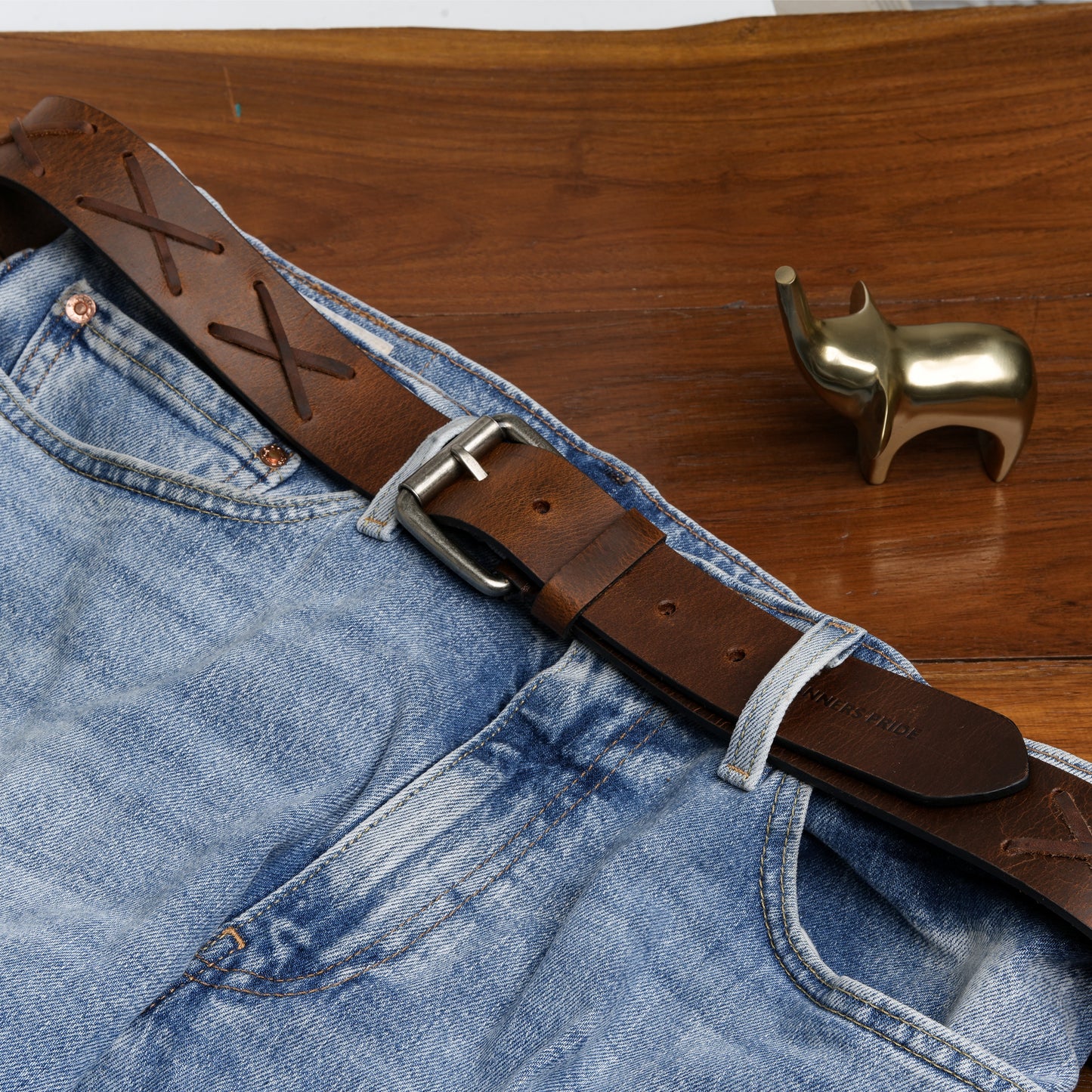 Cross Hand Weaved Casual Belts