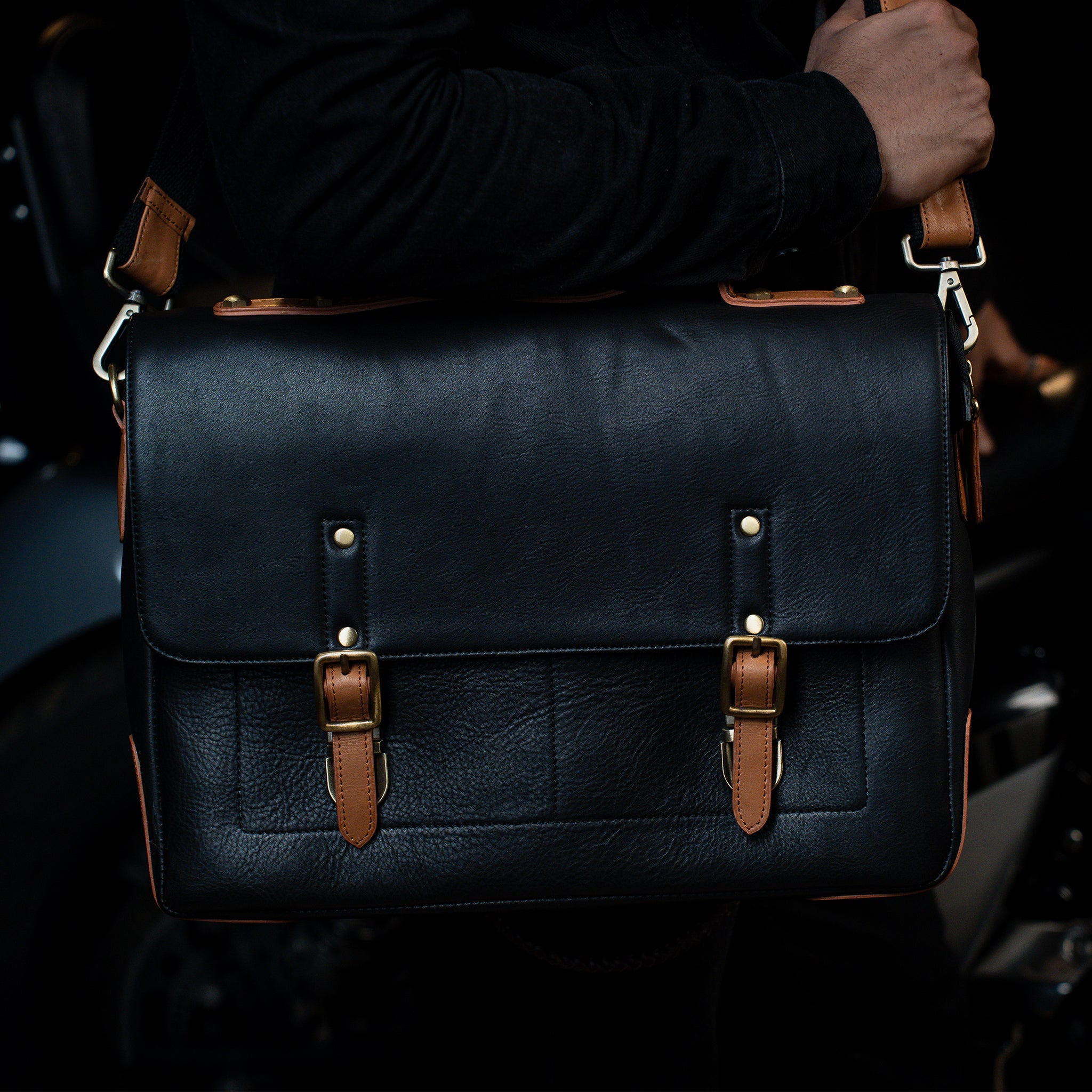 Tan-Black