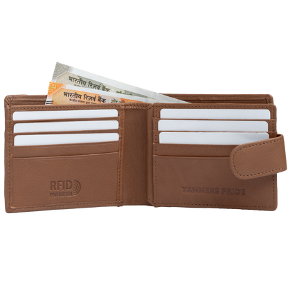 Tyrel Bi- fold zippered wallet ( RFID Protected)