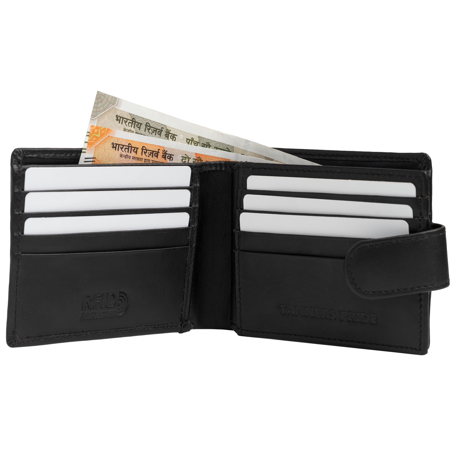 Tyrel Bi- fold zippered wallet ( RFID Protected)