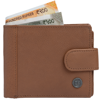 Tyrel Bi- fold zippered wallet ( RFID Protected)