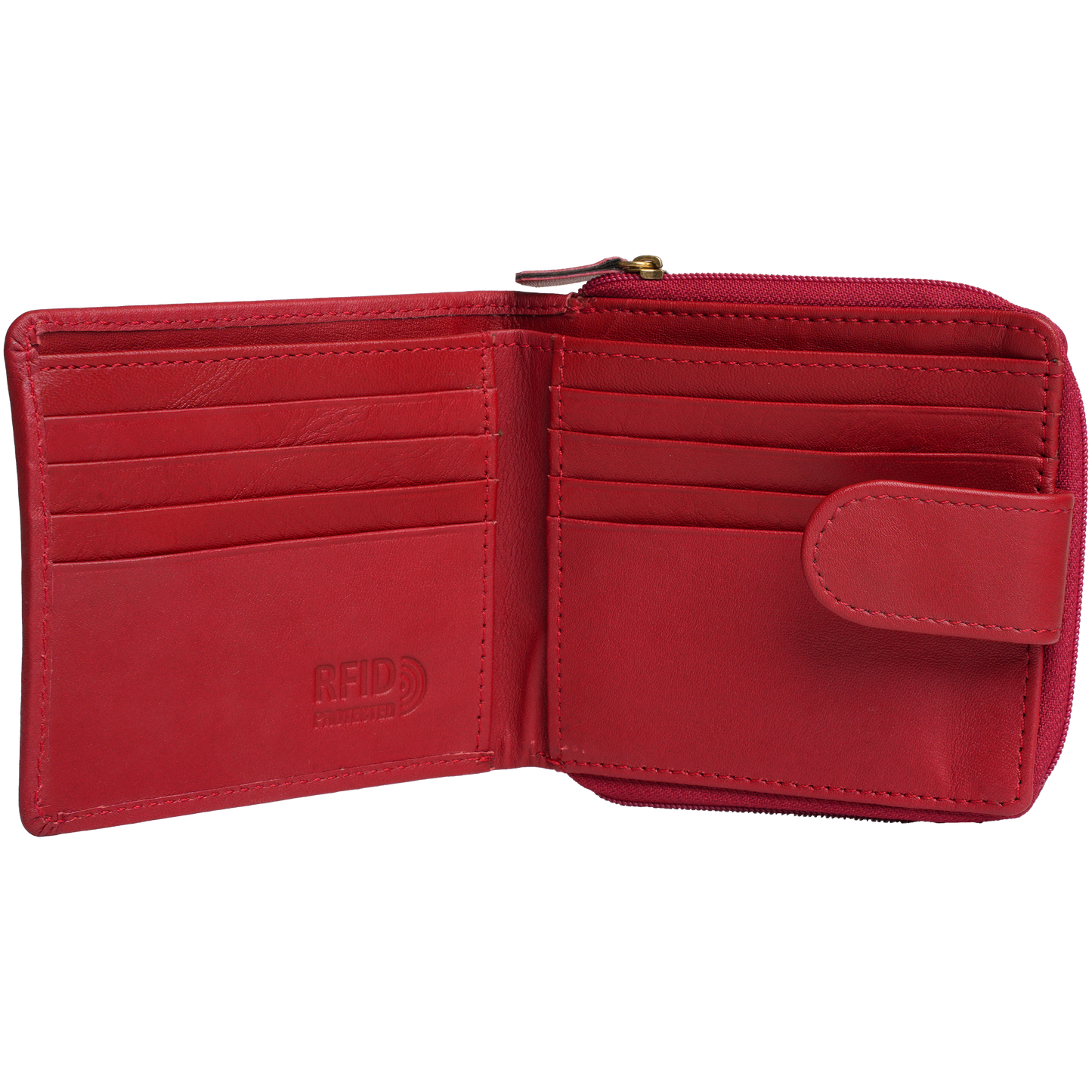 Tyrel Bi- fold zippered wallet ( RFID Protected)