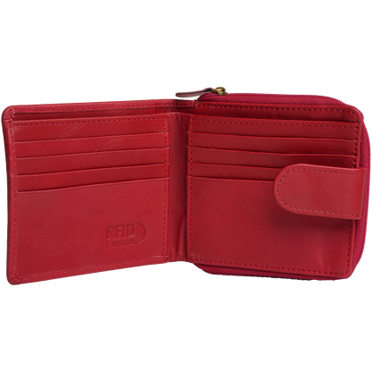 Tyrel Bi- fold zippered wallet ( RFID Protected)
