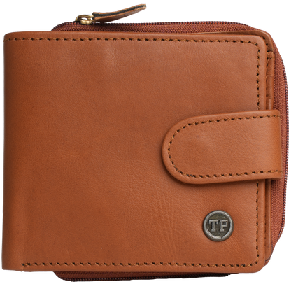 Tyrel Bi- fold zippered wallet ( RFID Protected)