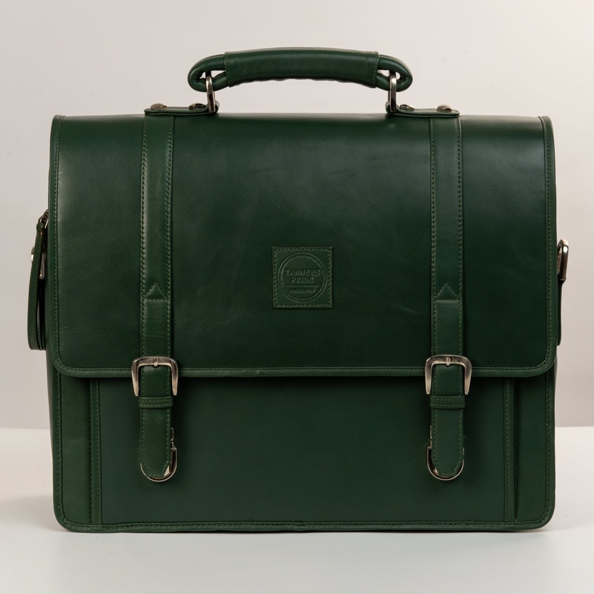 Christifano Genuine Leather Work Bag | Laptop Office Briefcase - Tanners Pride (V.C. Exports)