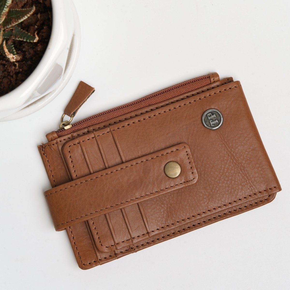 Eugene card case - Tanners Pride (V.C. Exports)