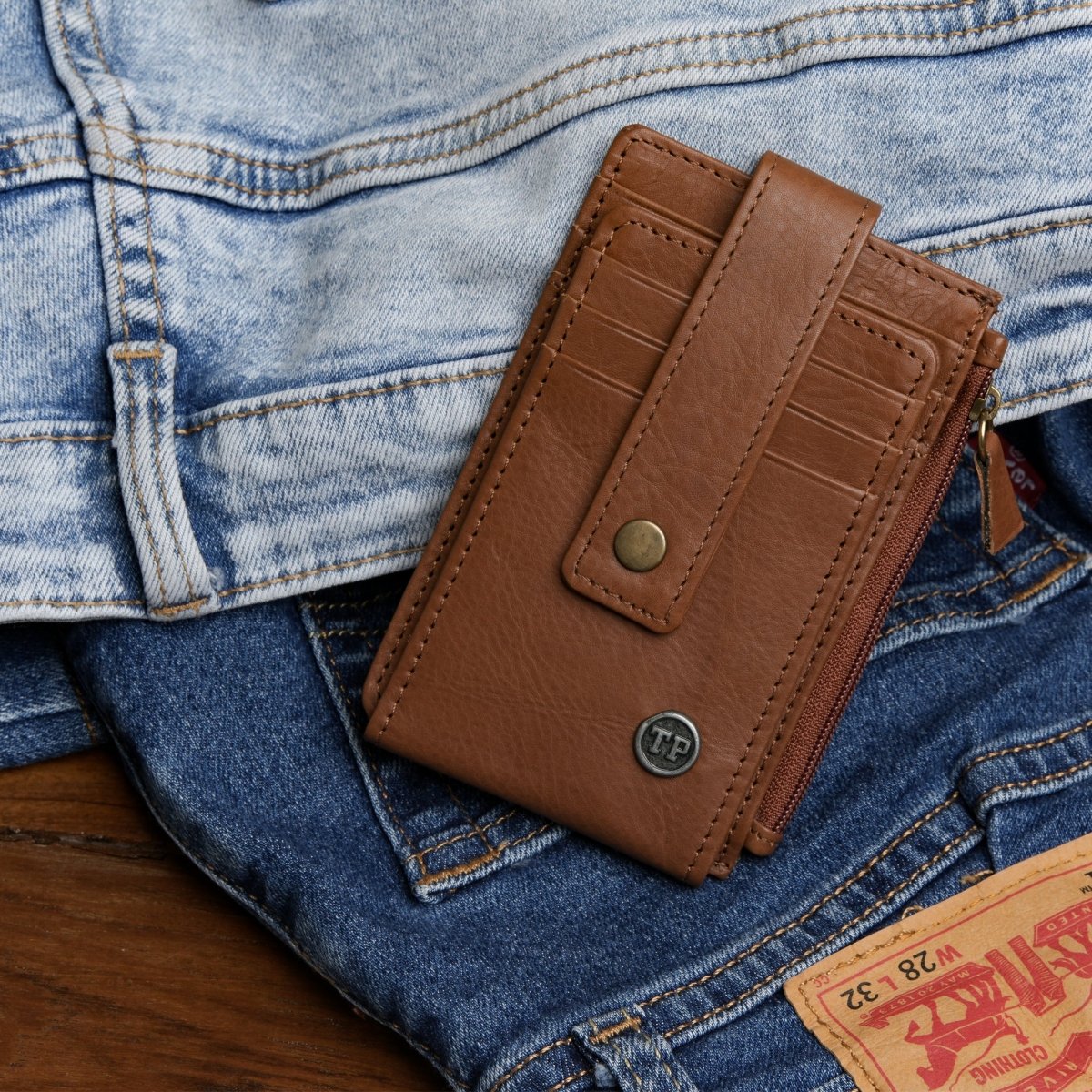 Eugene card case - Tanners Pride (V.C. Exports)