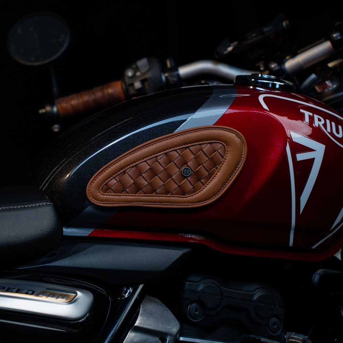 Handweaved Tankpads (Triumph) - Tanners Pride (V.C. Exports)