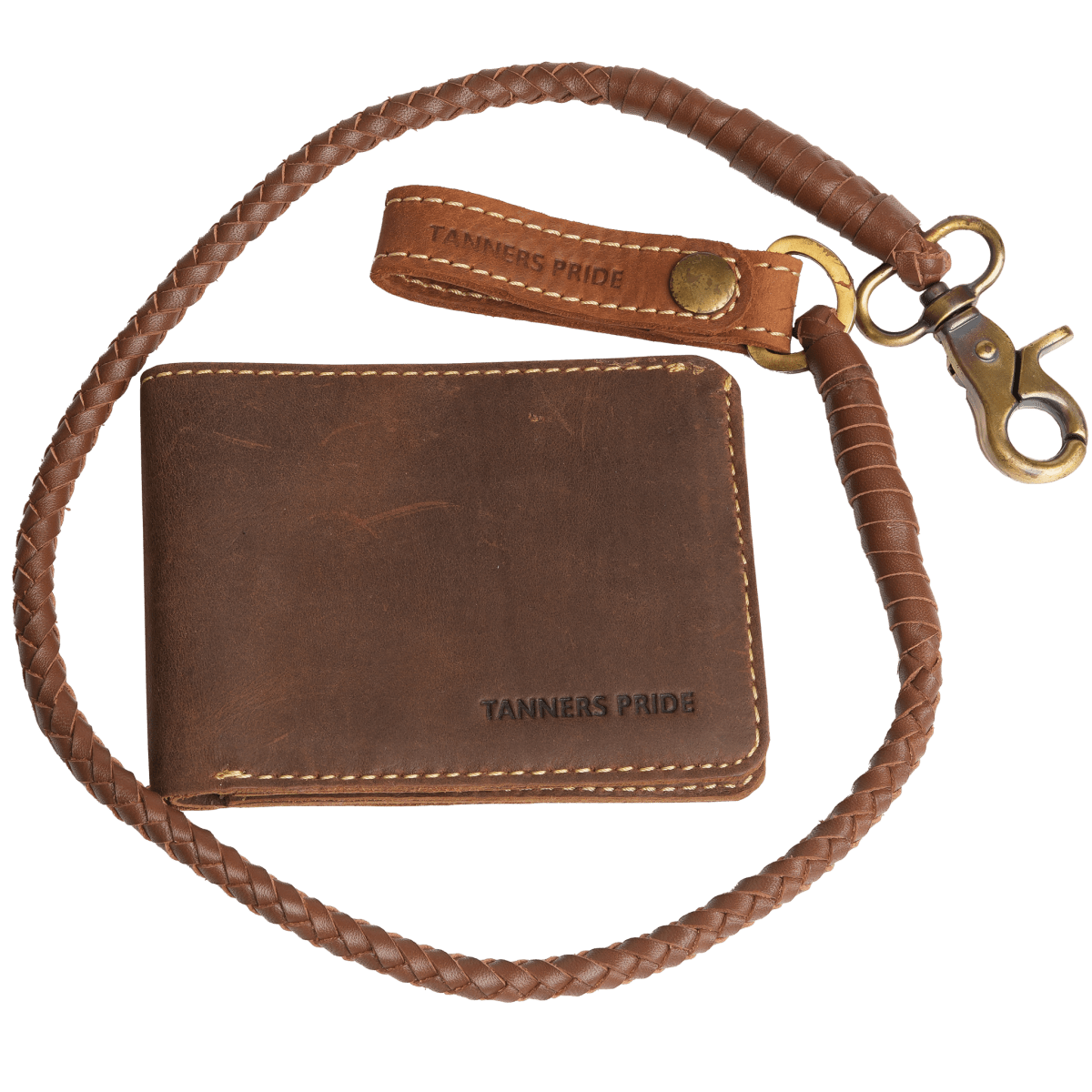 Hunter Biker's Wallet - Tanners Pride (V.C. Exports)