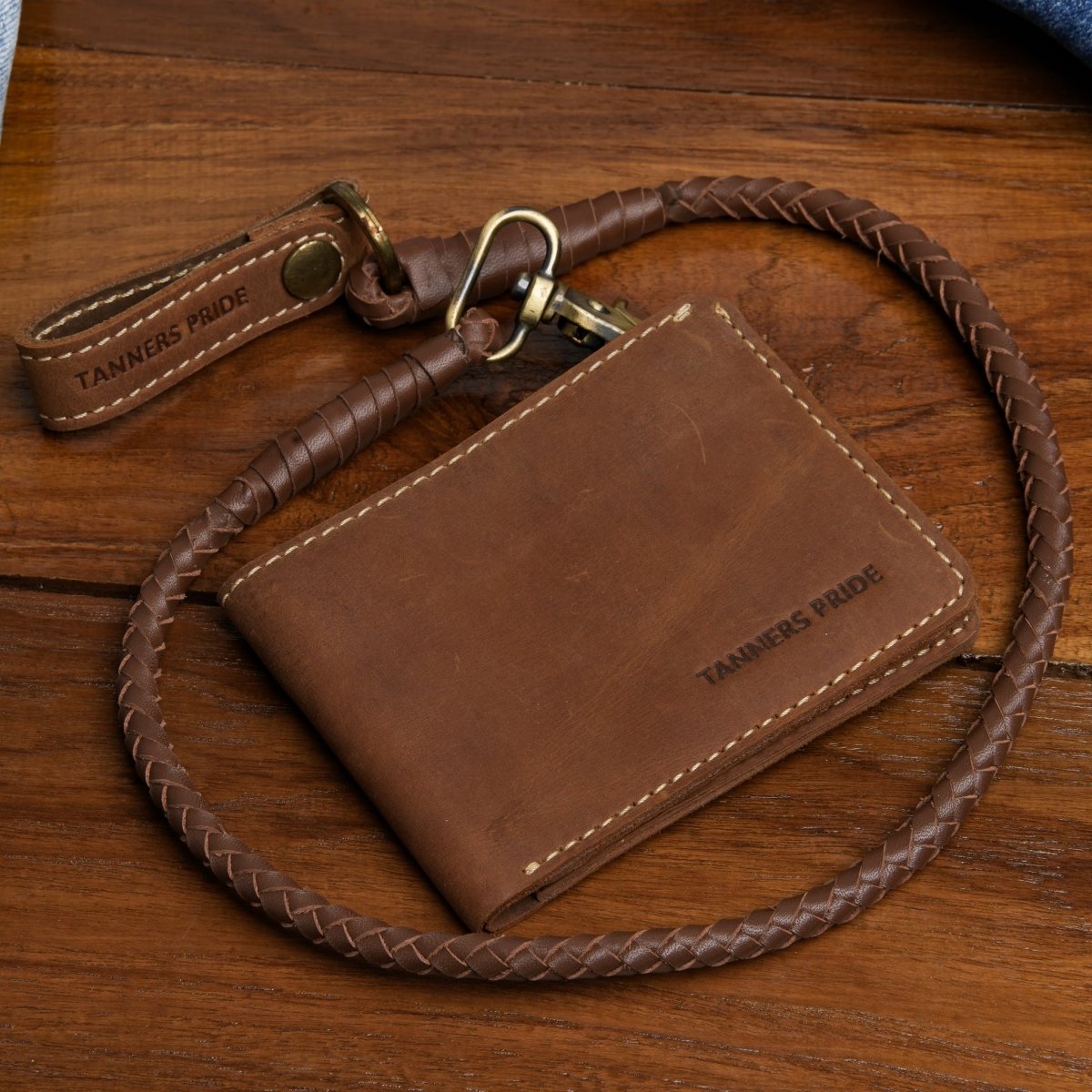 Hunter Biker's Wallet - Tanners Pride (V.C. Exports)