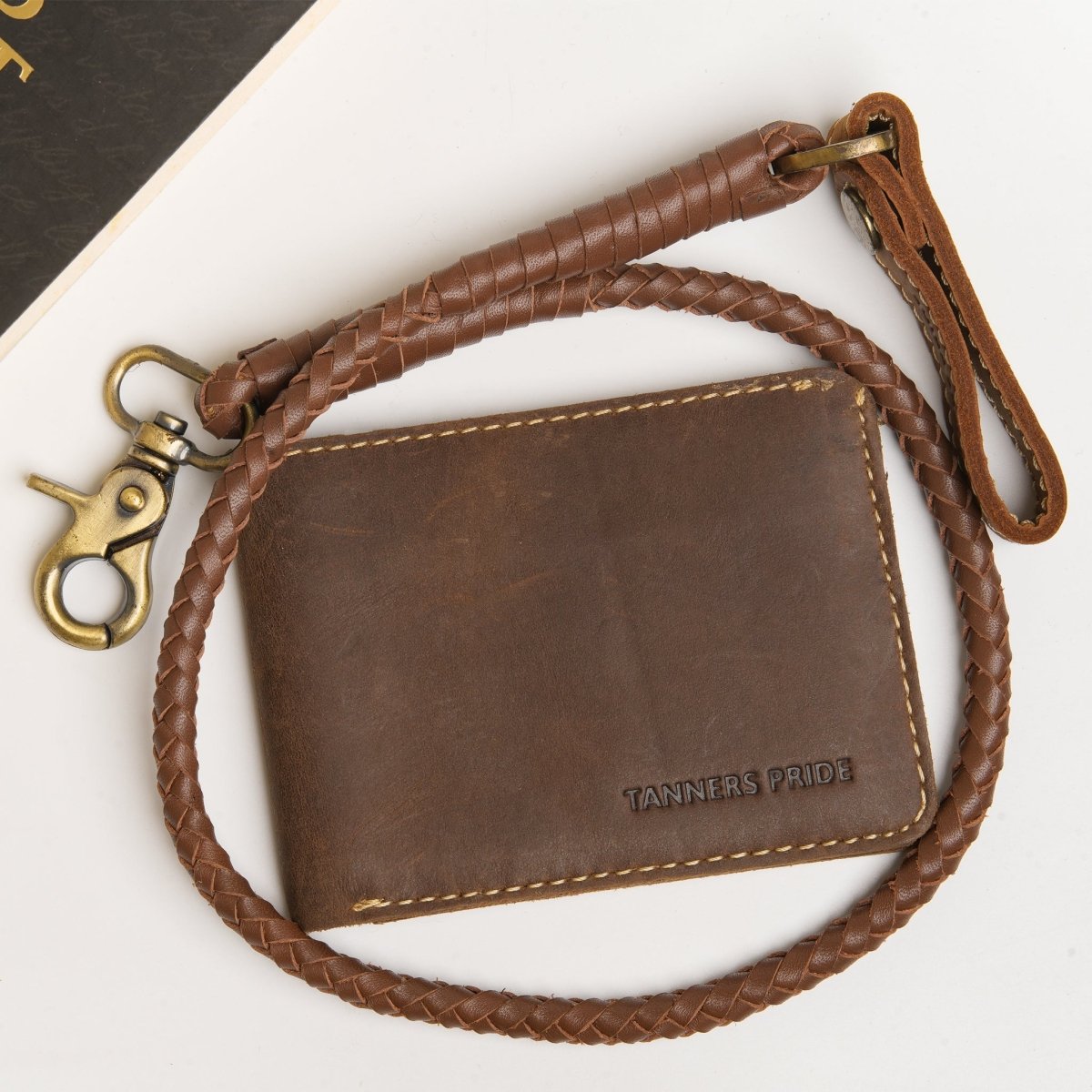 Hunter Biker's Wallet - Tanners Pride (V.C. Exports)