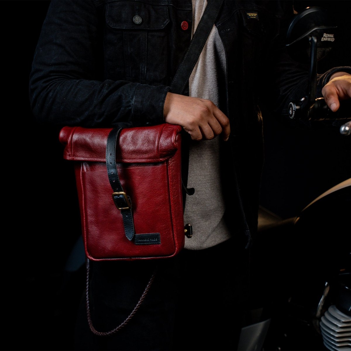 Leather Mini Pannier - Tanners Pride (V.C. Exports)