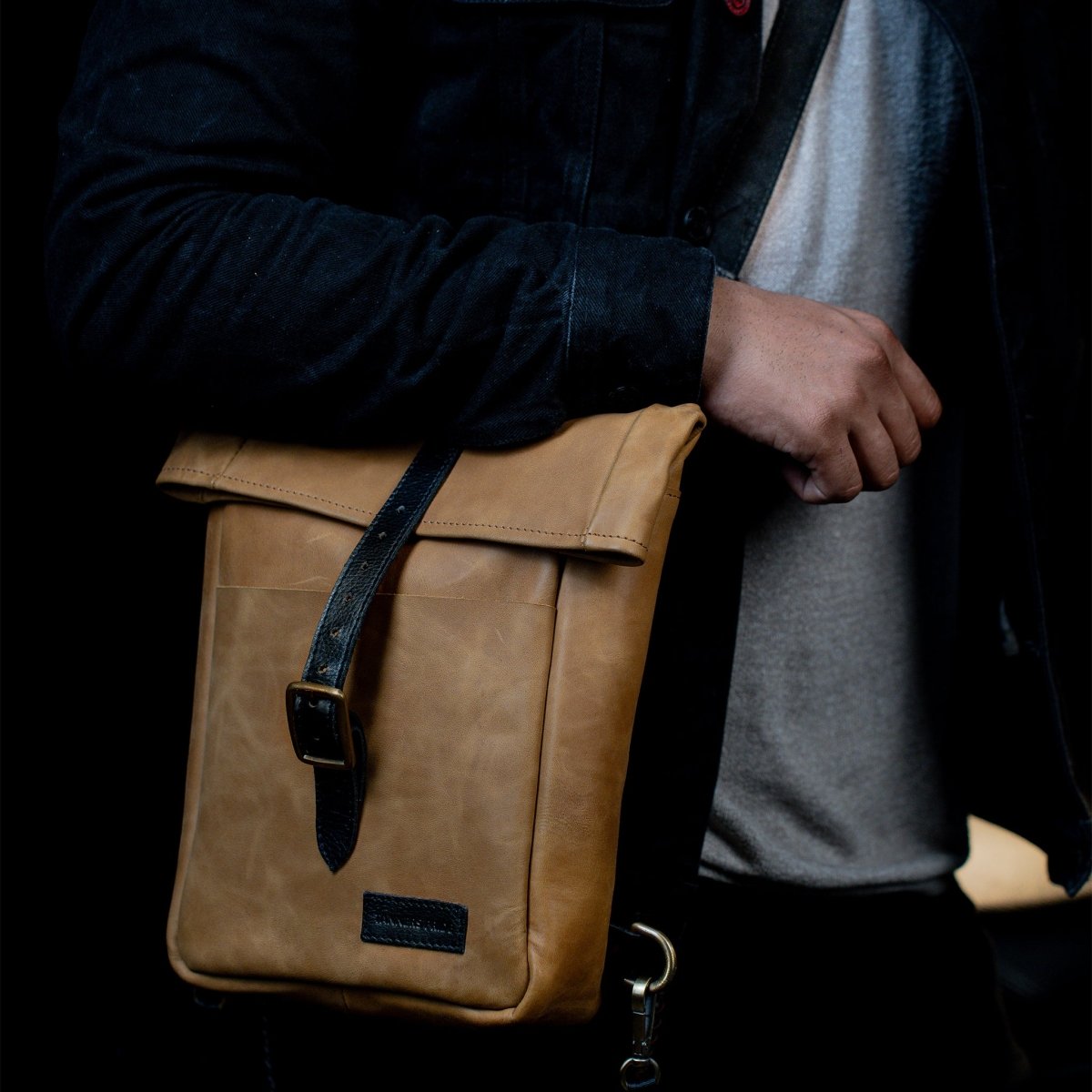 Leather Mini Pannier - Tanners Pride (V.C. Exports)