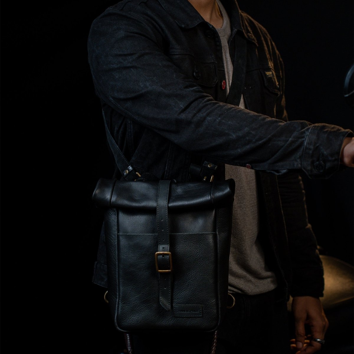 Leather Mini Pannier - Tanners Pride (V.C. Exports)