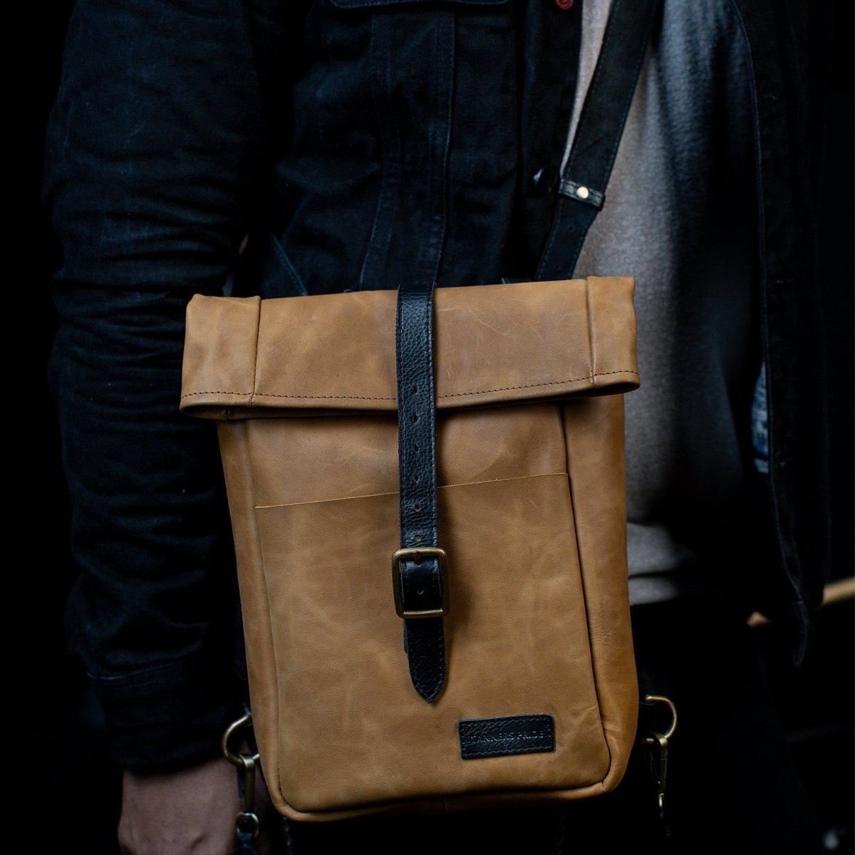 Leather Mini Pannier - Tanners Pride (V.C. Exports)