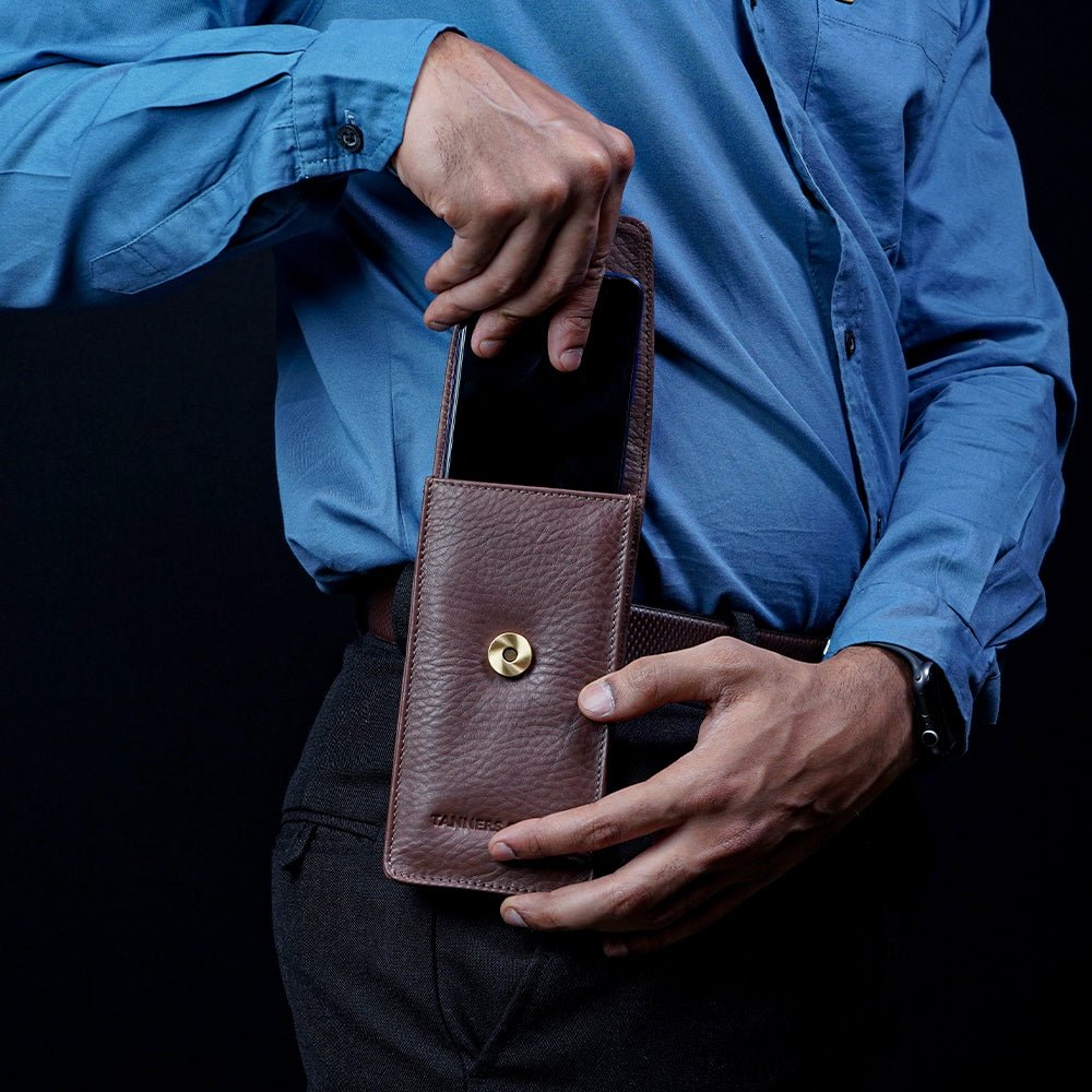 Phone Case Belted - Tanners Pride (V.C. Exports)