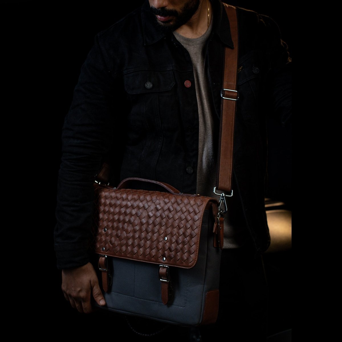 Protector Leather Laptop Bag - Tanners Pride (V.C. Exports)