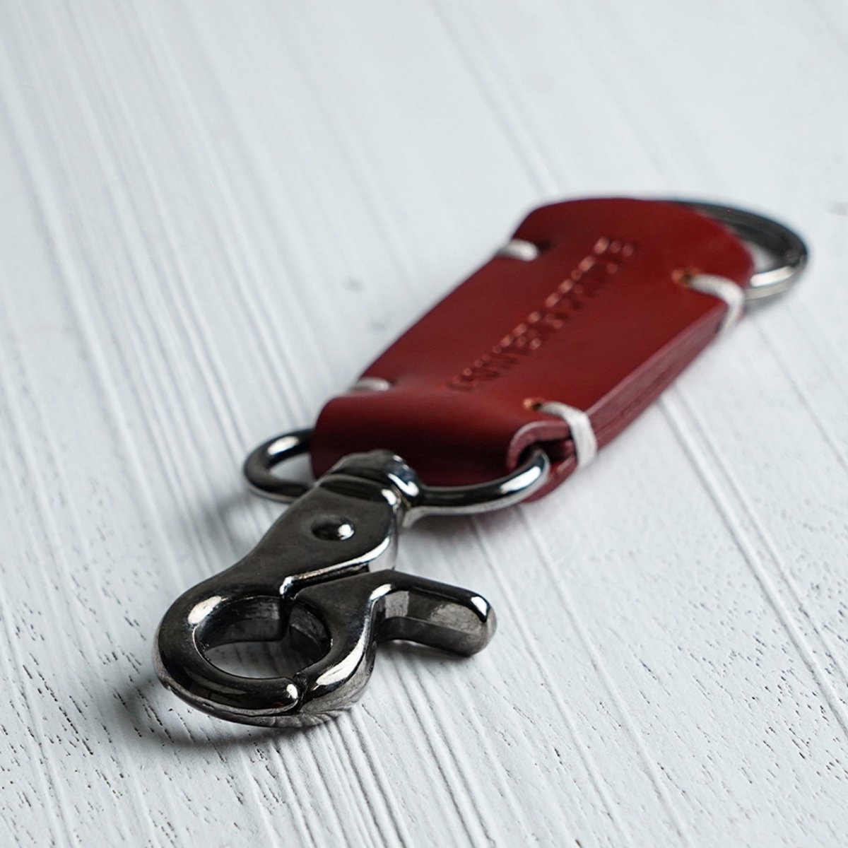 Rebel Keychain - Gun Metal - Tanners Pride (V.C. Exports)