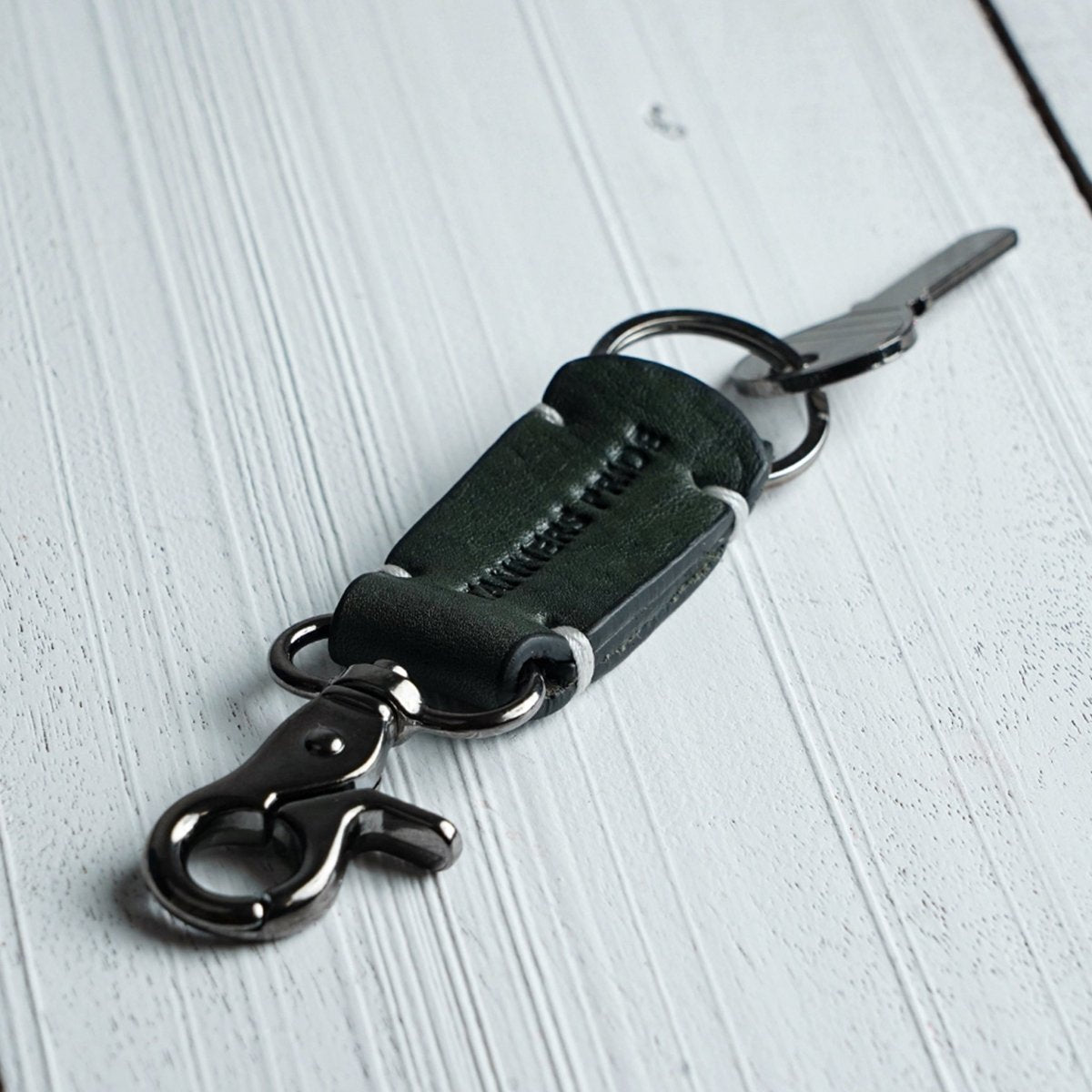 Rebel Keychain - Gun Metal - Tanners Pride (V.C. Exports)