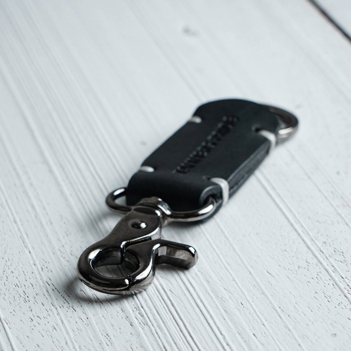 Rebel Keychain - Gun Metal - Tanners Pride (V.C. Exports)