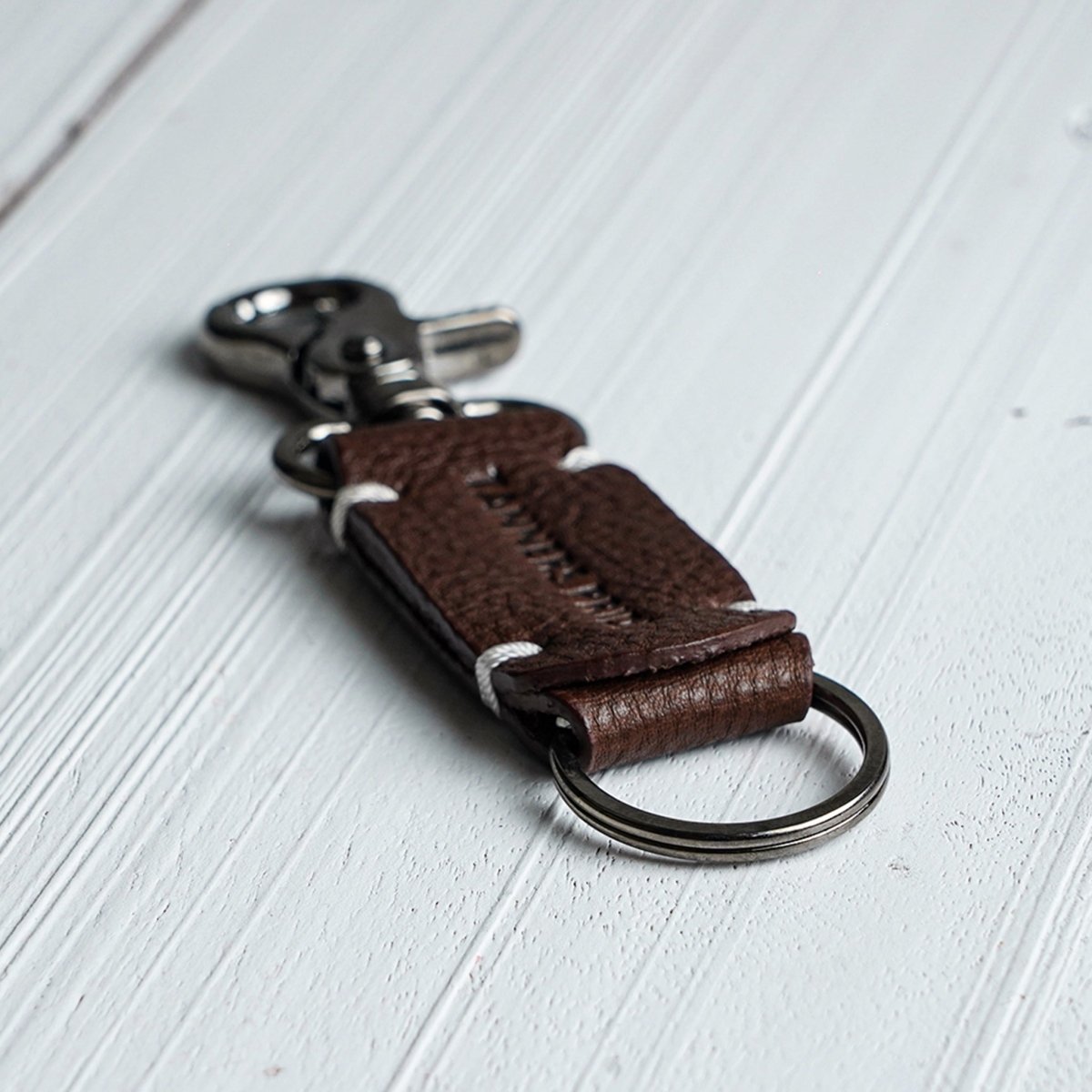 Rebel Keychain - Gun Metal - Tanners Pride (V.C. Exports)