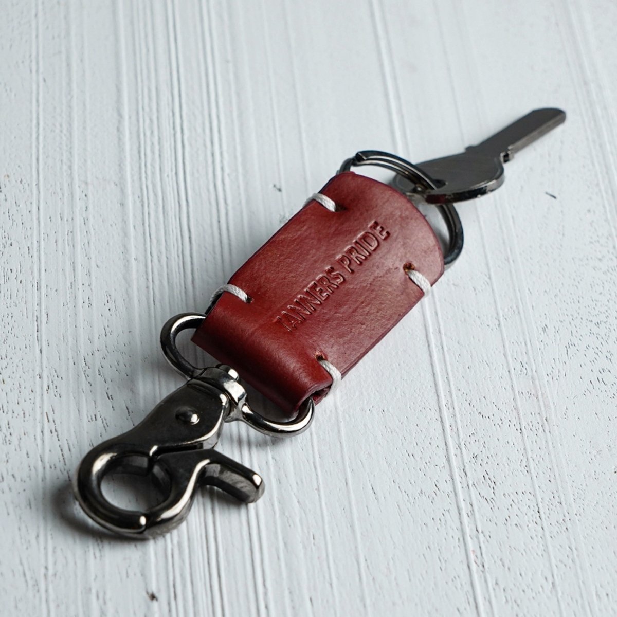 Rebel Keychain - Gun Metal - Tanners Pride (V.C. Exports)