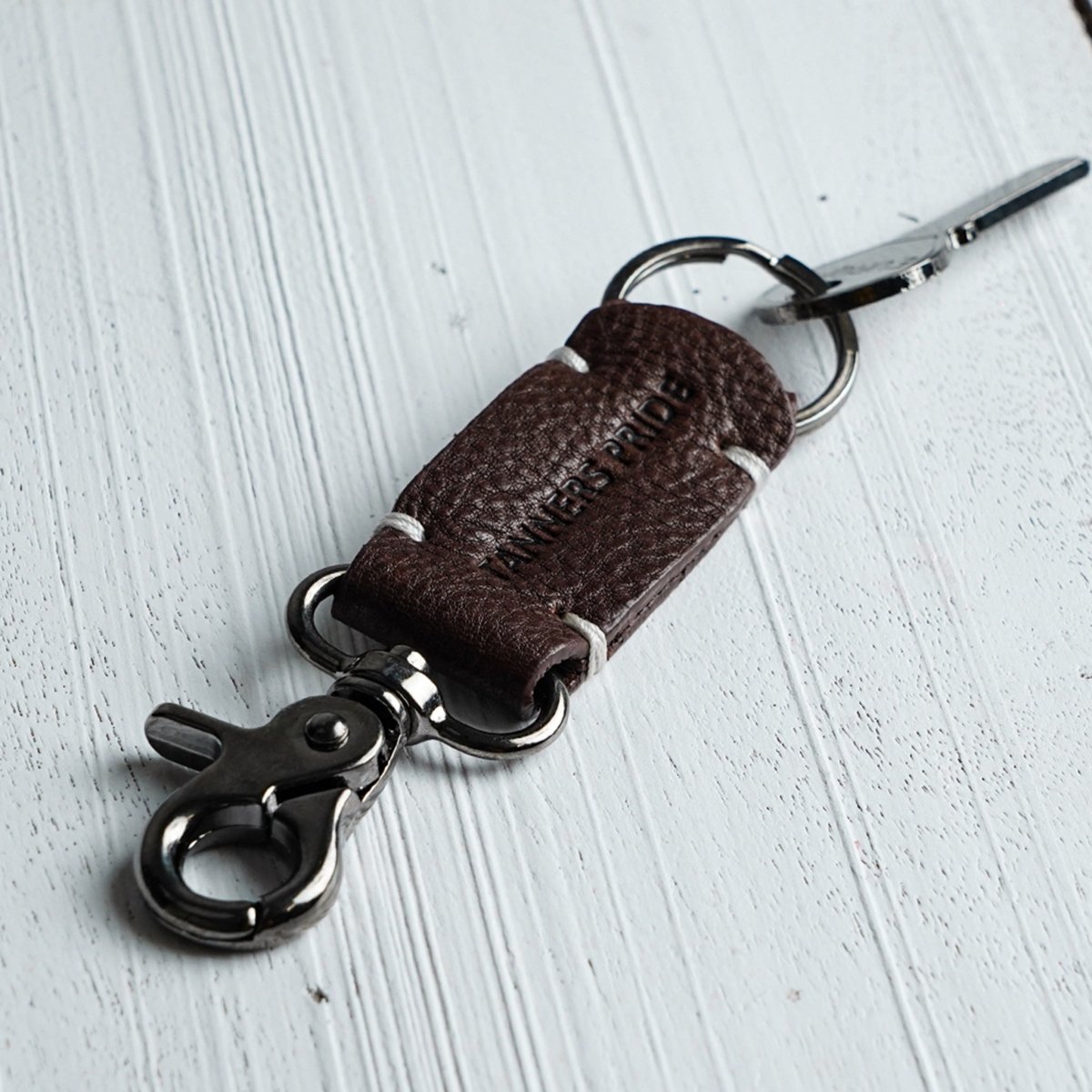 Rebel Keychain - Gun Metal - Tanners Pride (V.C. Exports)