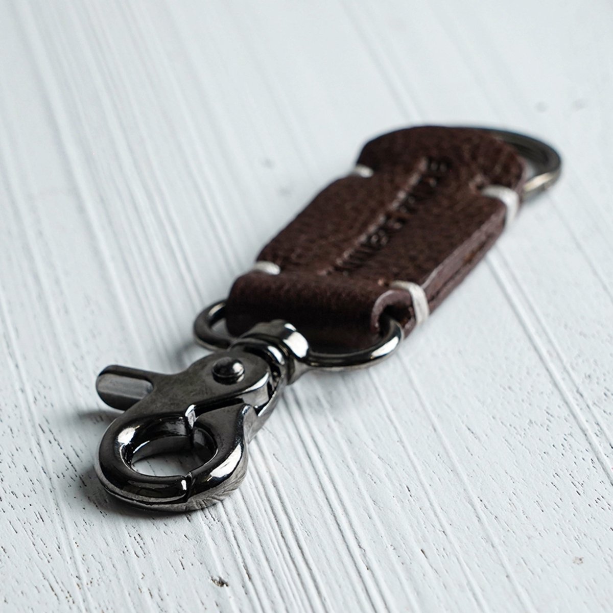 Rebel Keychain - Gun Metal - Tanners Pride (V.C. Exports)