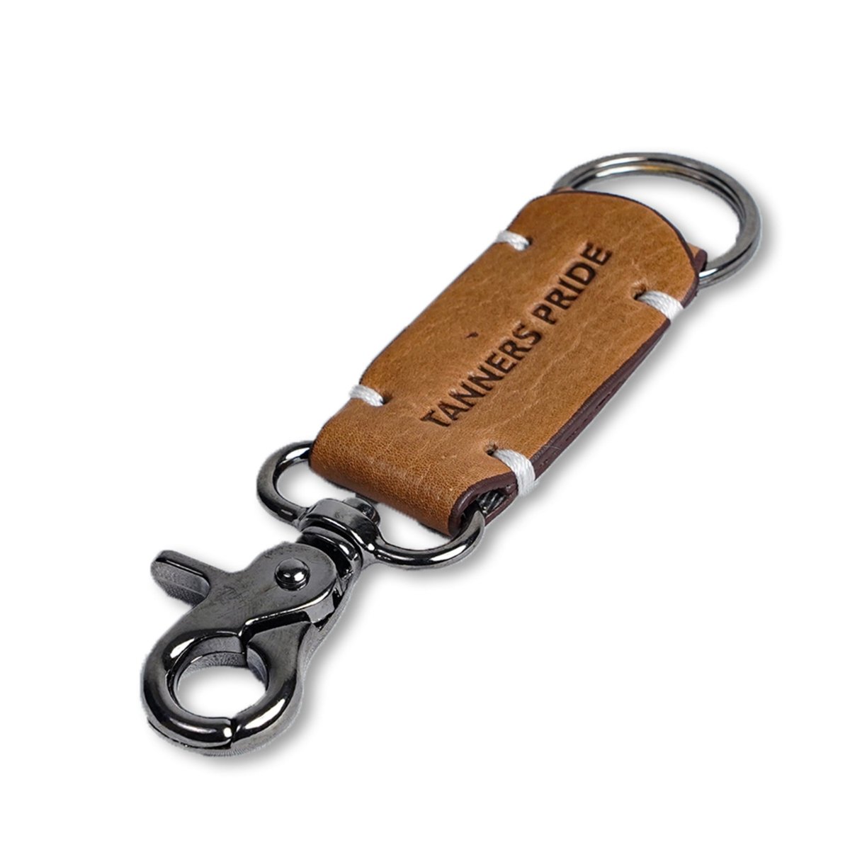 Rebel Keychain - Gun Metal - Tanners Pride (V.C. Exports)