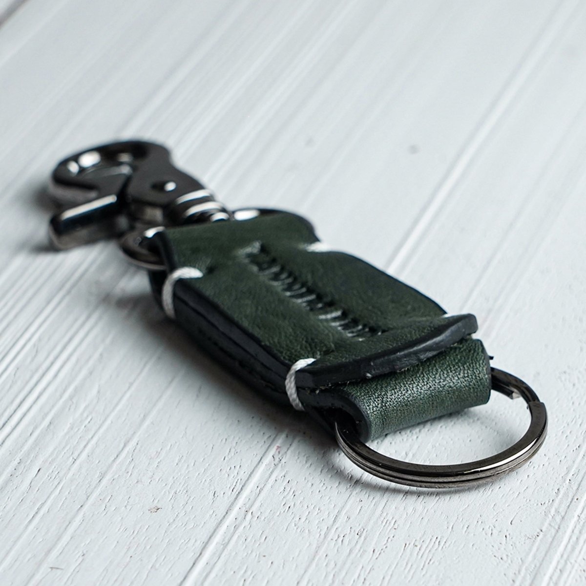 Rebel Keychain - Gun Metal - Tanners Pride (V.C. Exports)