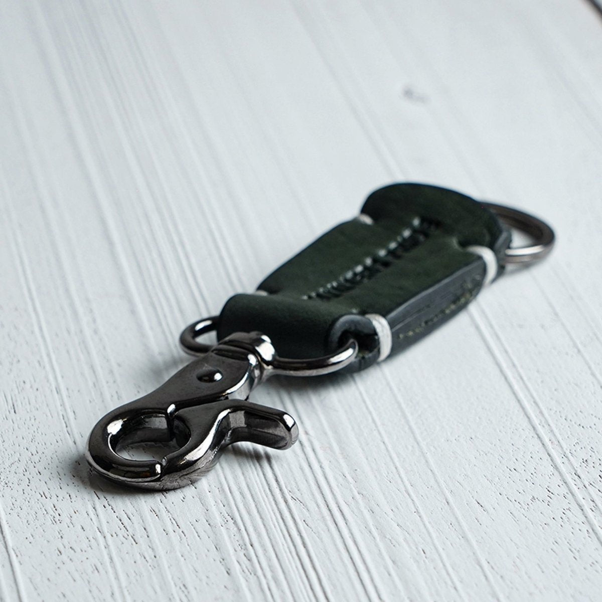 Rebel Keychain - Gun Metal - Tanners Pride (V.C. Exports)