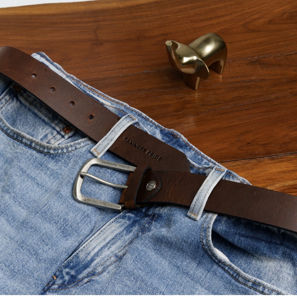 Straight Hand Weaved Casual Belt - Tanners Pride (V.C. Exports)