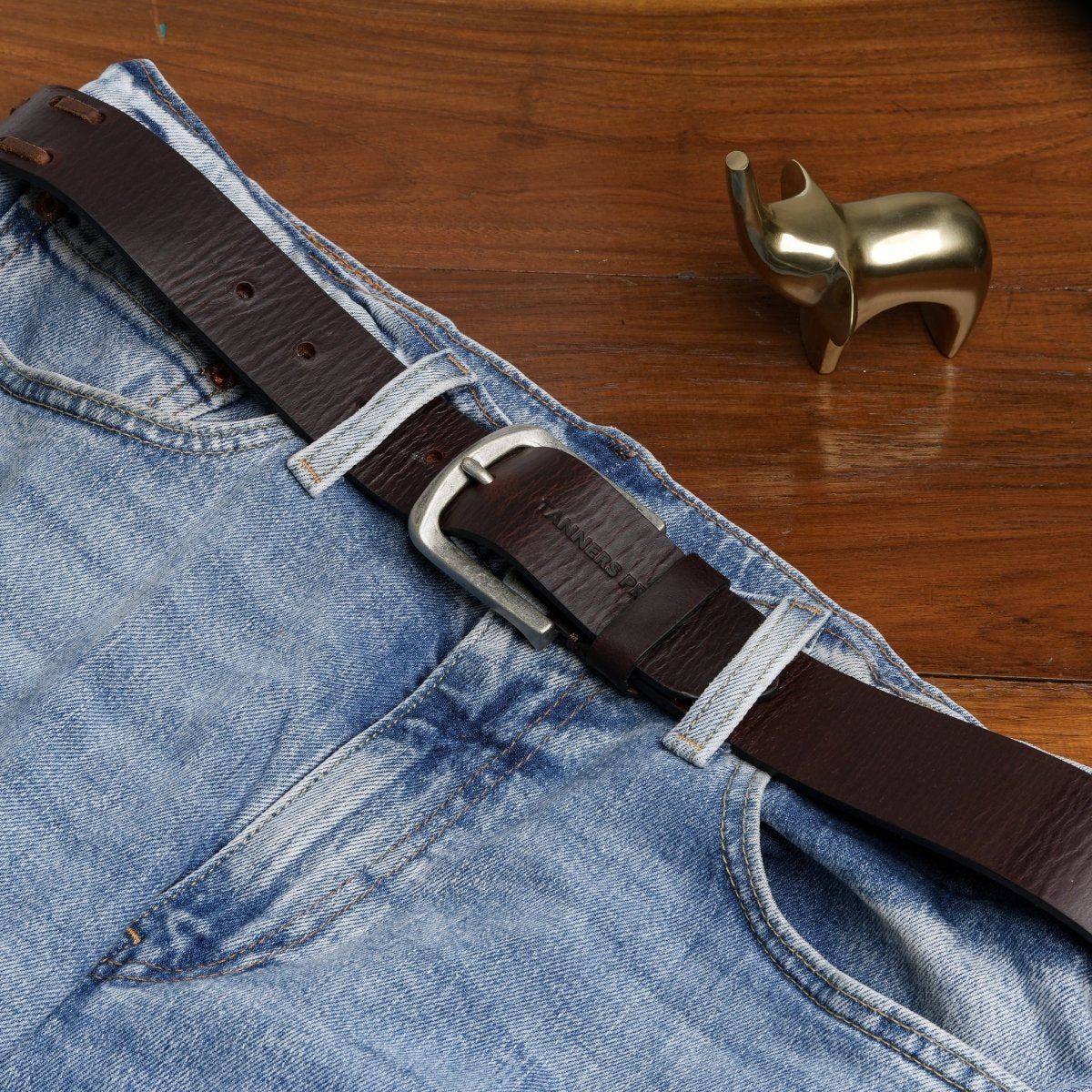 Straight Hand Weaved Casual Belt - Tanners Pride (V.C. Exports)
