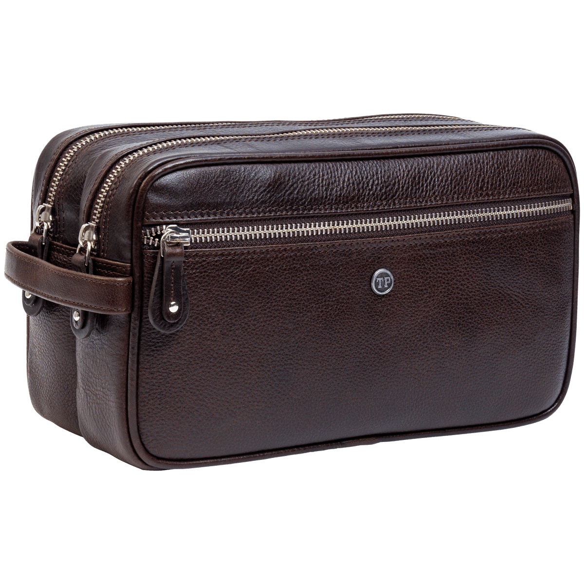 The Ascot Dual Zipped Men’s Case - Tanners Pride (V.C. Exports)