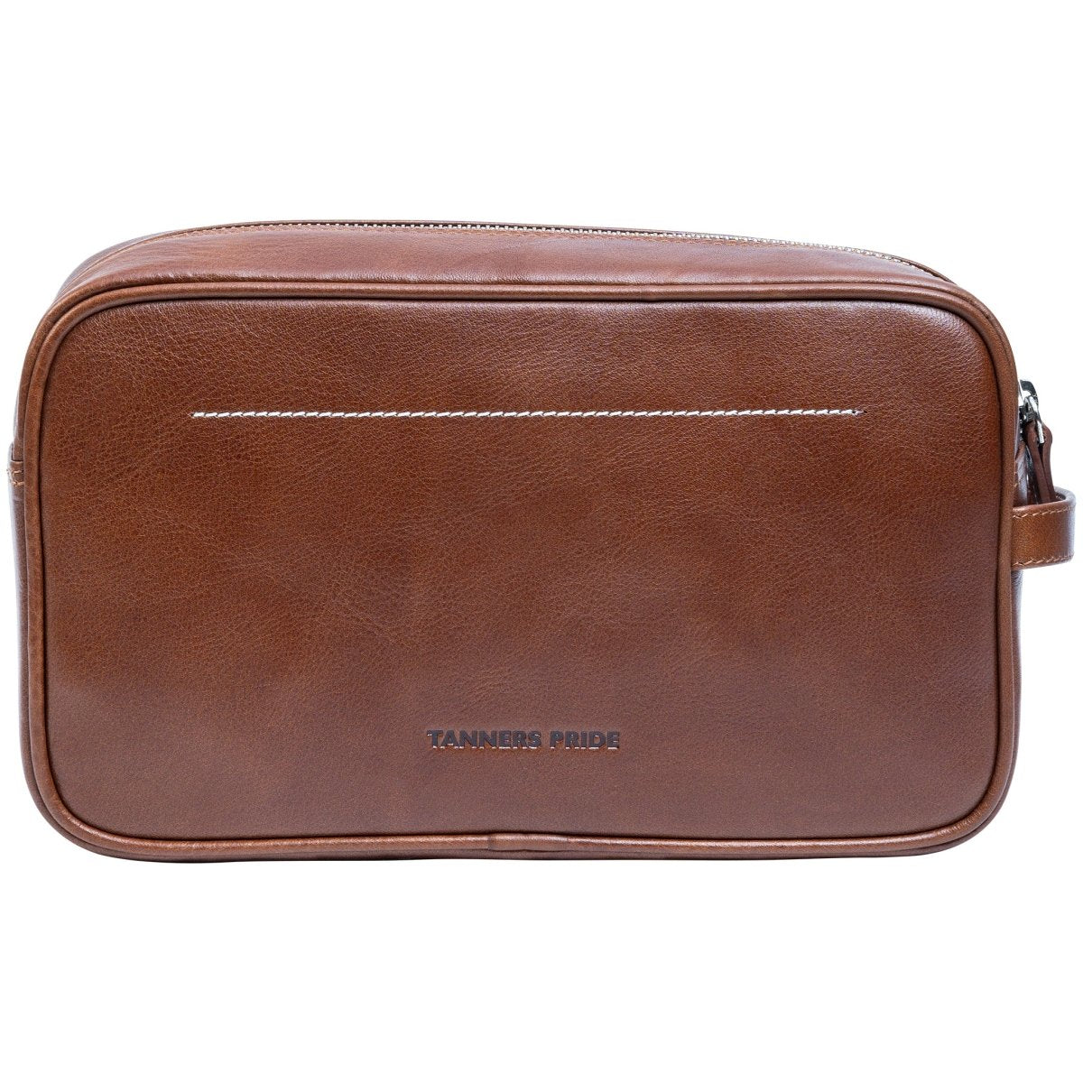 The Ascot Single Zipped Men's Case - Tanners Pride (V.C. Exports)