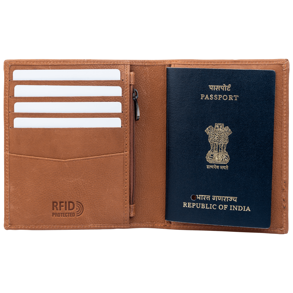 The Quinn Card and Passport Case - Tanners Pride (V.C. Exports)