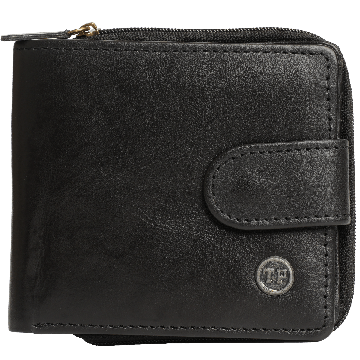 Tyrel Bi- fold zippered wallet ( RFID Protected) - Tanners Pride (V.C. Exports)
