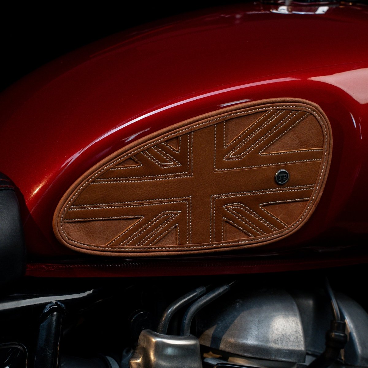 Union Jack Tankpads (Interceptor 650) - Tanners Pride (V.C. Exports)