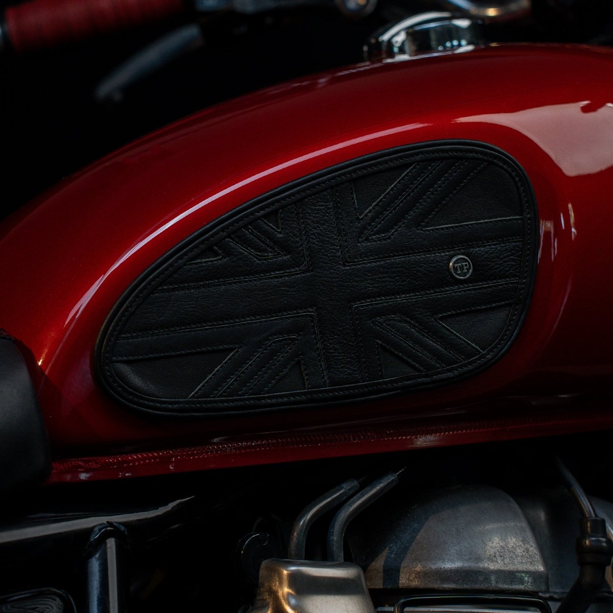 Union Jack Tankpads (Interceptor 650) - Tanners Pride (V.C. Exports)