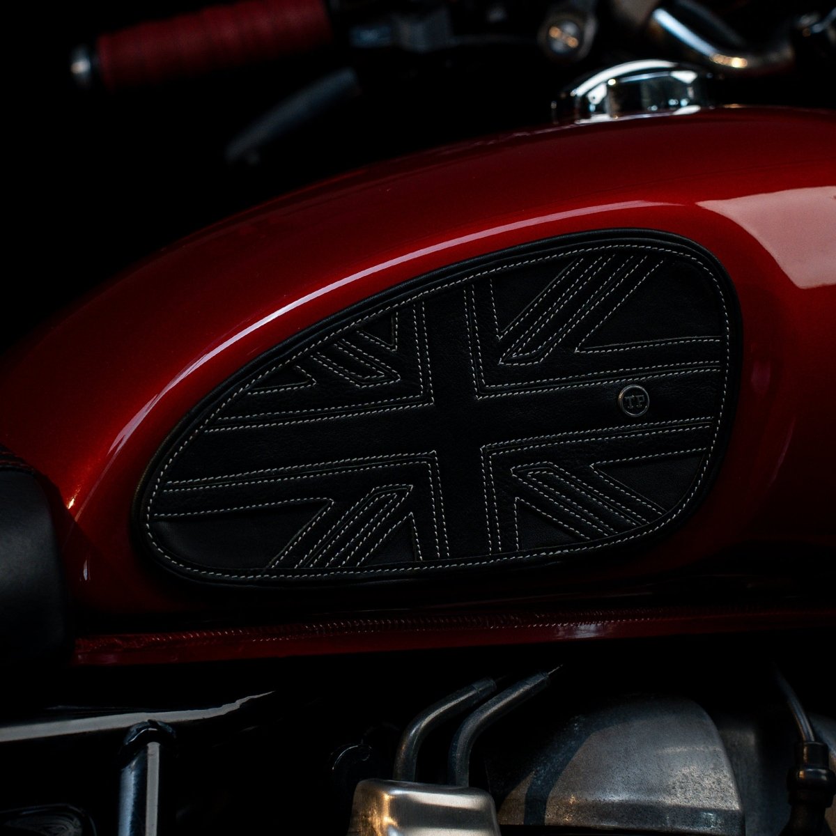 Union Jack Tankpads (Interceptor 650) - Tanners Pride (V.C. Exports)