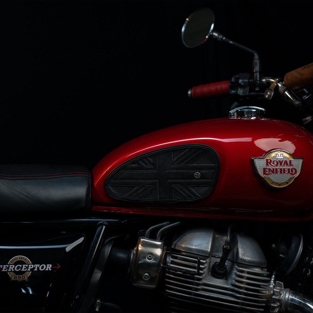 Union Jack Tankpads (Interceptor 650) - Tanners Pride (V.C. Exports)