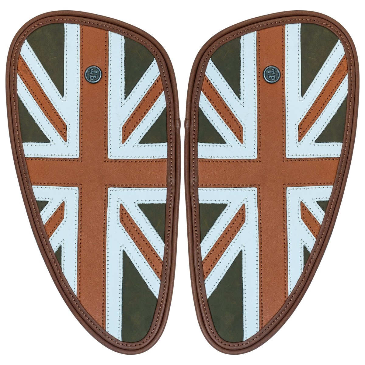 Union Jack Tankpads (Interceptor 650) - Tanners Pride (V.C. Exports)