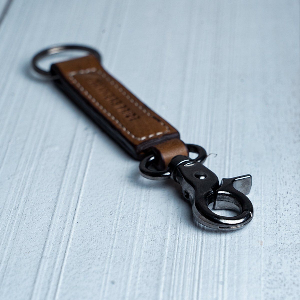 Wild Keychain - Gun Metal - Tanners Pride (V.C. Exports)