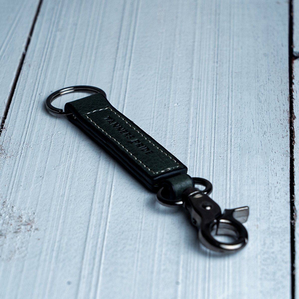 Wild Keychain - Gun Metal - Tanners Pride (V.C. Exports)
