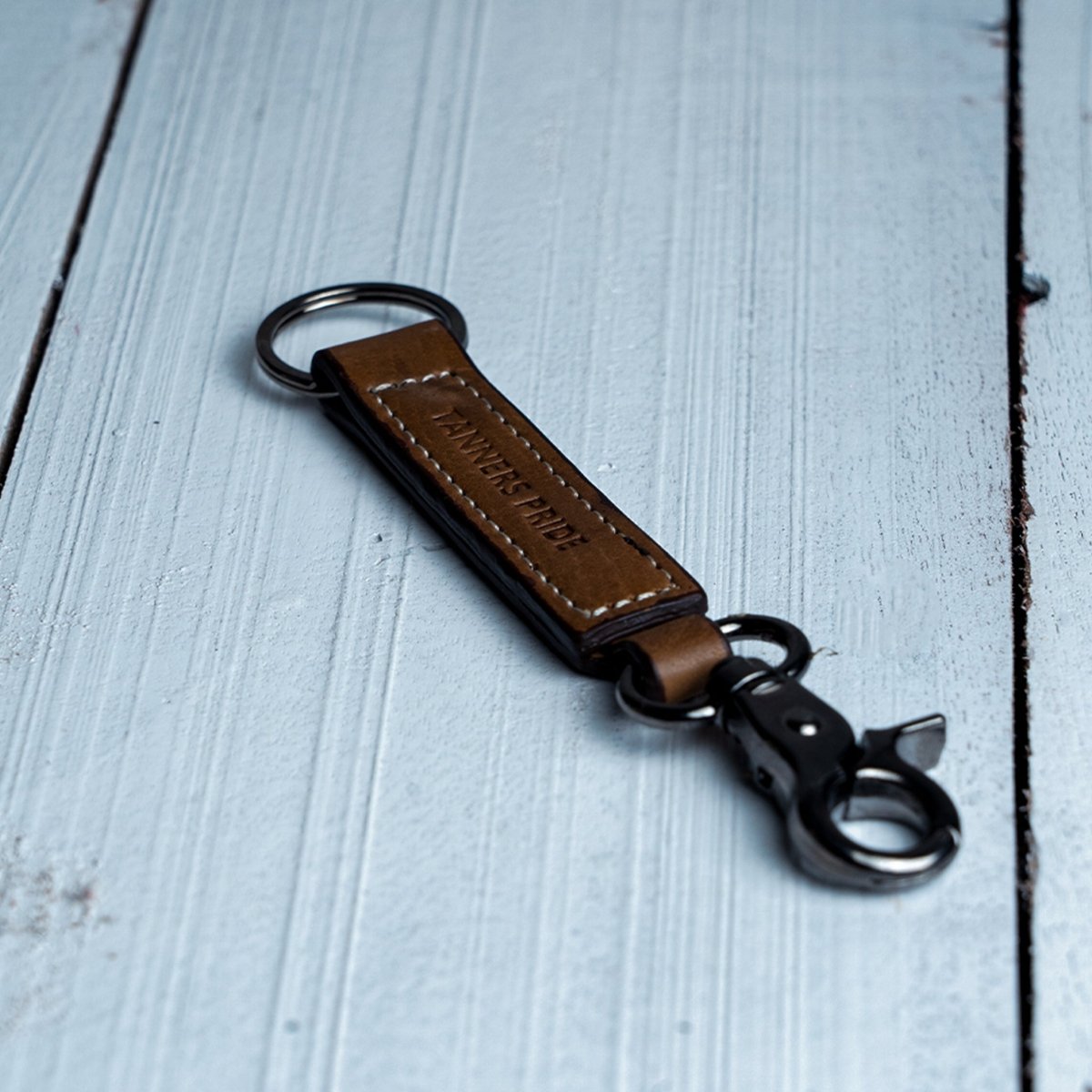 Wild Keychain - Gun Metal - Tanners Pride (V.C. Exports)