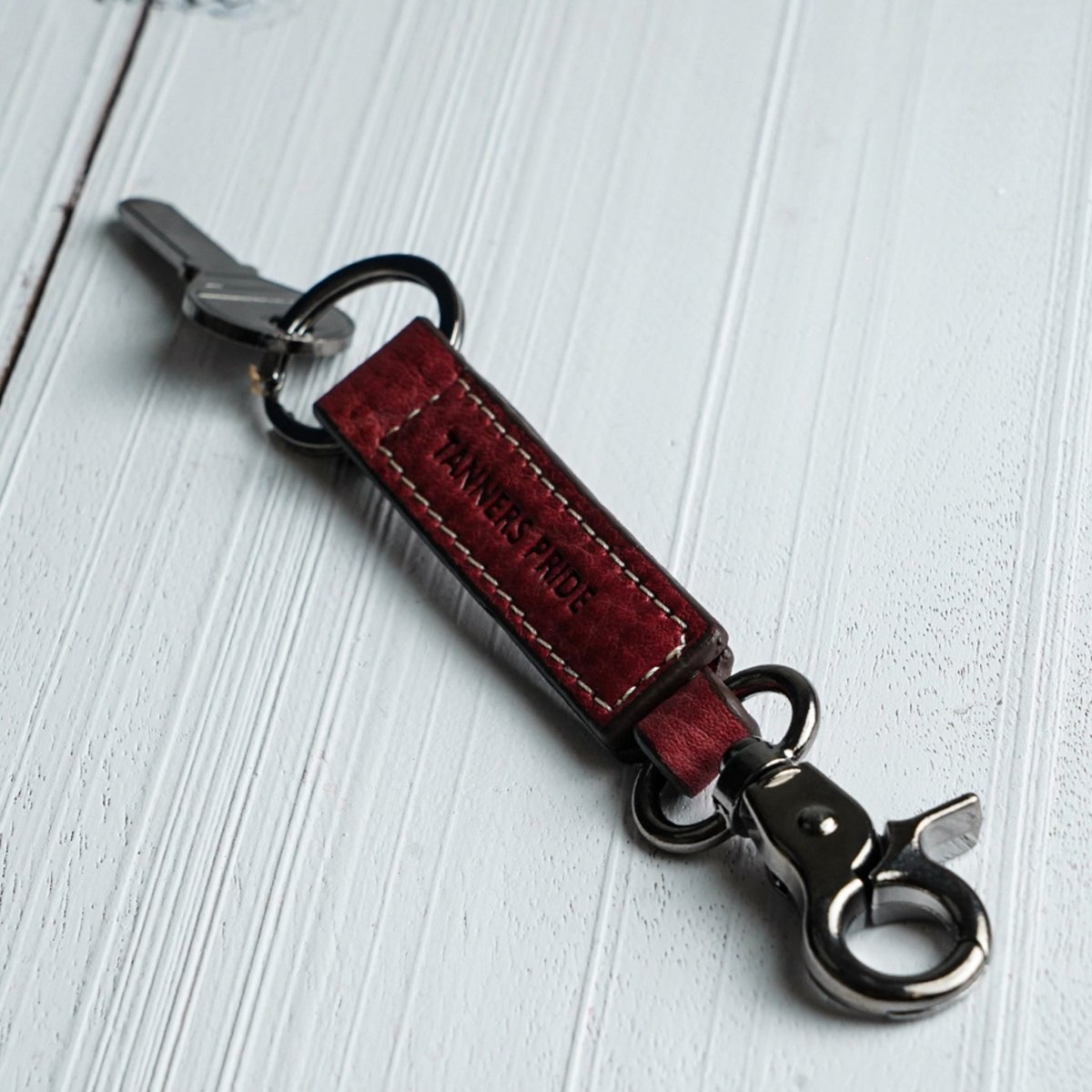 Wild Keychain - Gun Metal - Tanners Pride (V.C. Exports)
